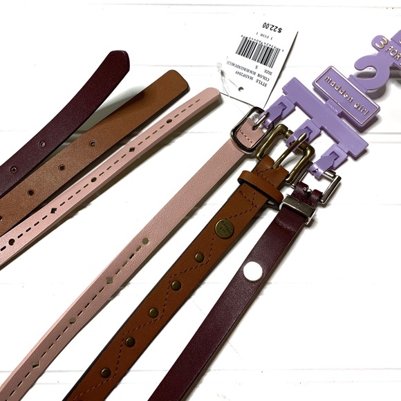 Steve Madden Accessories - Steve Madden sz S 3 pack of skinny belts